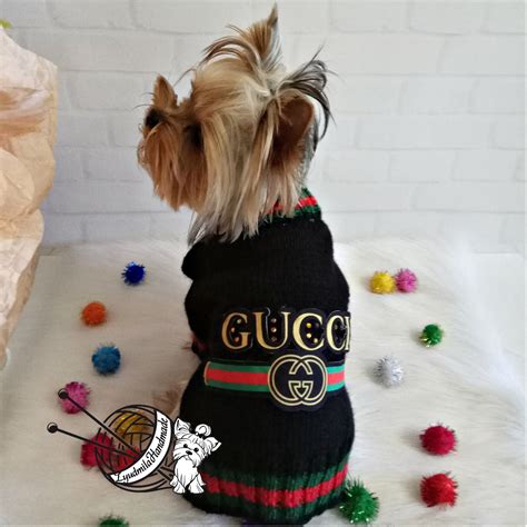 luxury designer small dog sweaters.